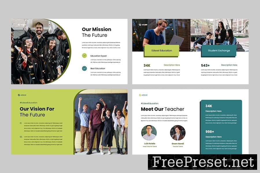 EXEDEL - Education Powerpoint Template 8K2XEGP