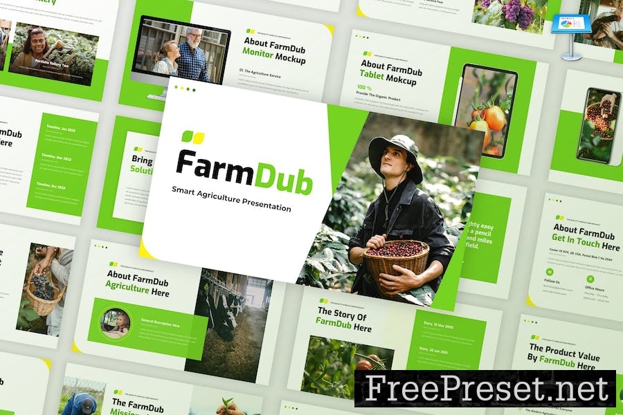 FarmDub - Agriculture Profile Keynote Template KCGFKYK