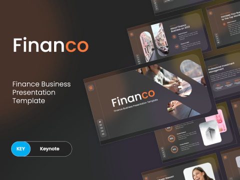 Financo - Pitch Deck Keynote Template P5V49YH