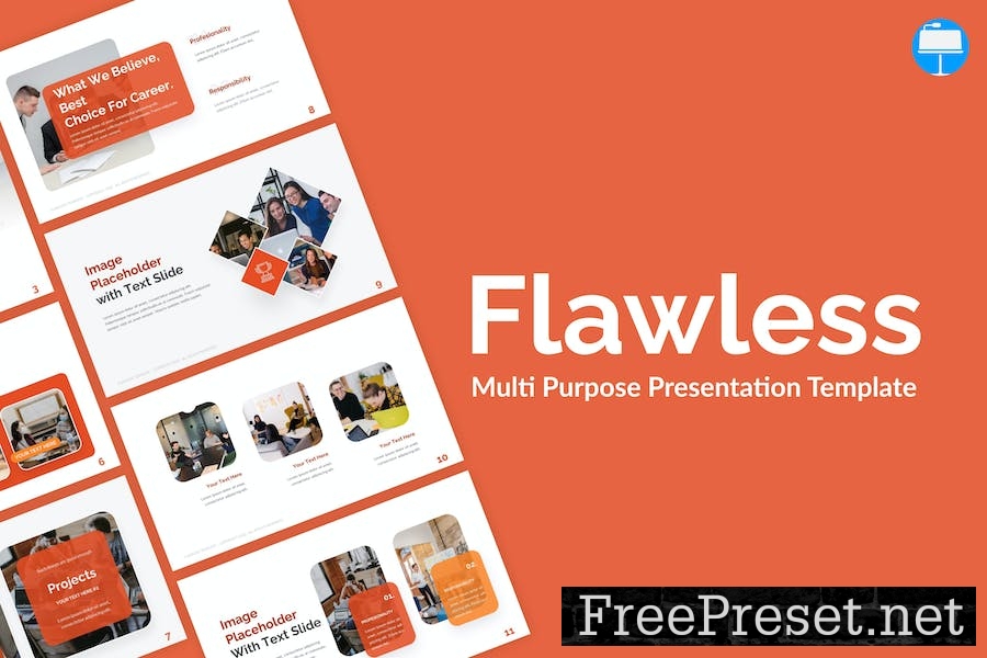 Flawless Minimalist Multipurpose Keynote Template UL25R5D