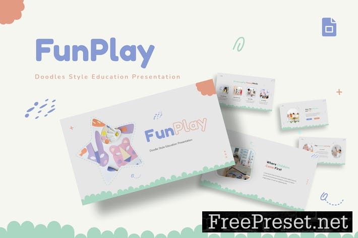 FunPlay - Doodles Education Google Slides JYRFTX4