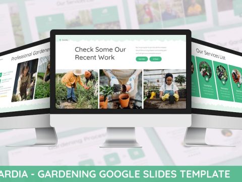 Gardia - Gardening Google Slides Template L6FK768