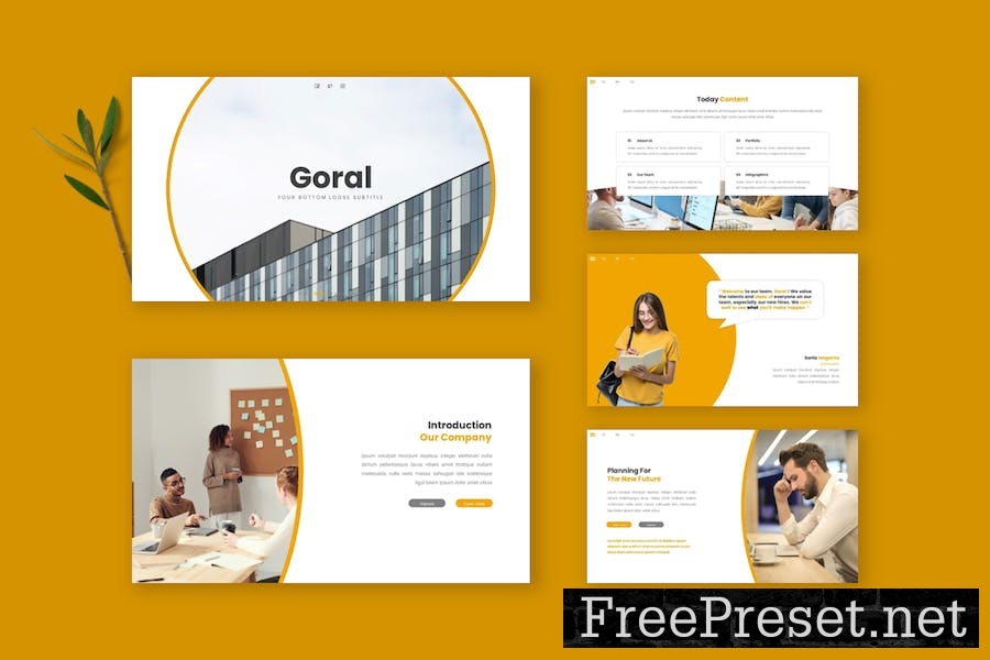 Goral - Google Slide Template