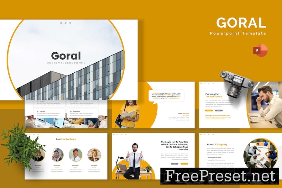 Goral - Powerpoint Template VS4ZX3H