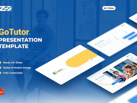 GoTutor - Education Powerpoint Template 8K8C45N