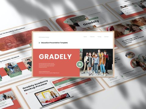 Gradely - Education Presentation Google Slide