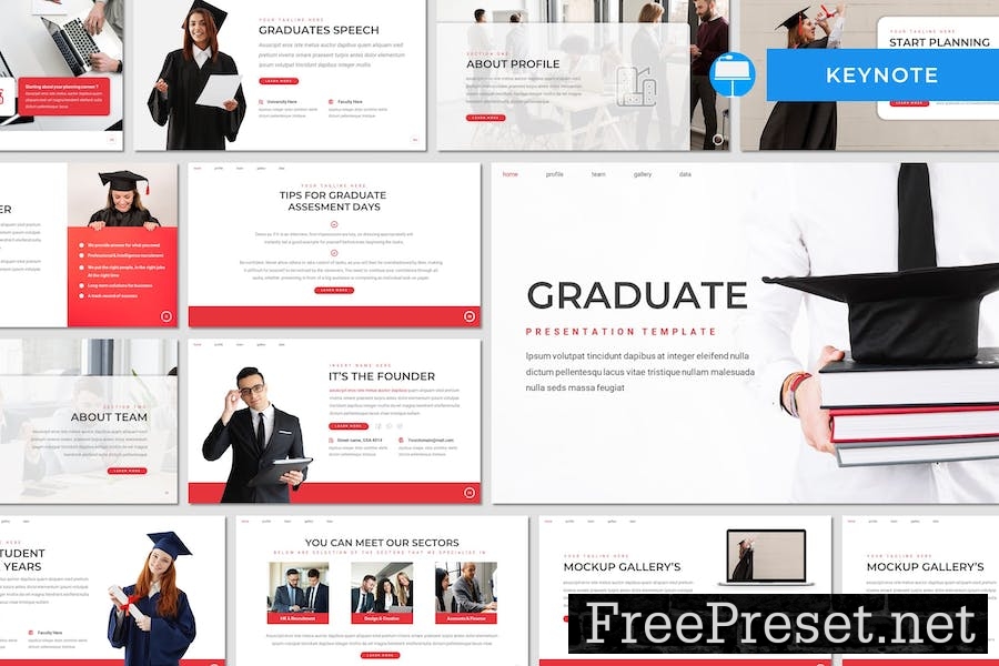 Graduate - Education Keynote Template SSLE8RG