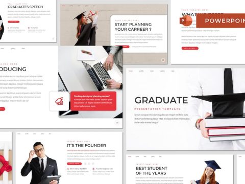 Graduate - Education Powerpoint Template 2BB2NVT