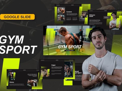 Gym Sport Google Slide Template