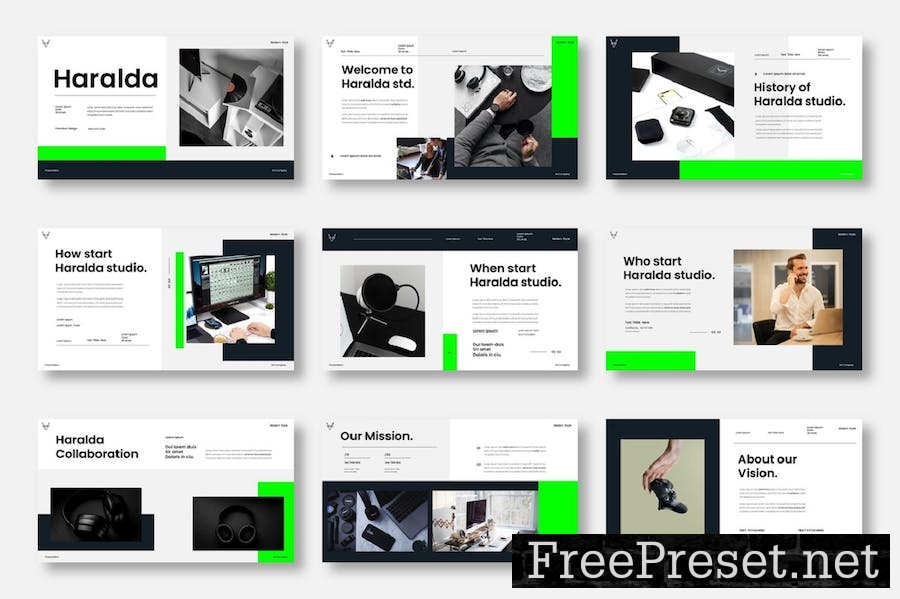 Haralda – Business Keynote Template