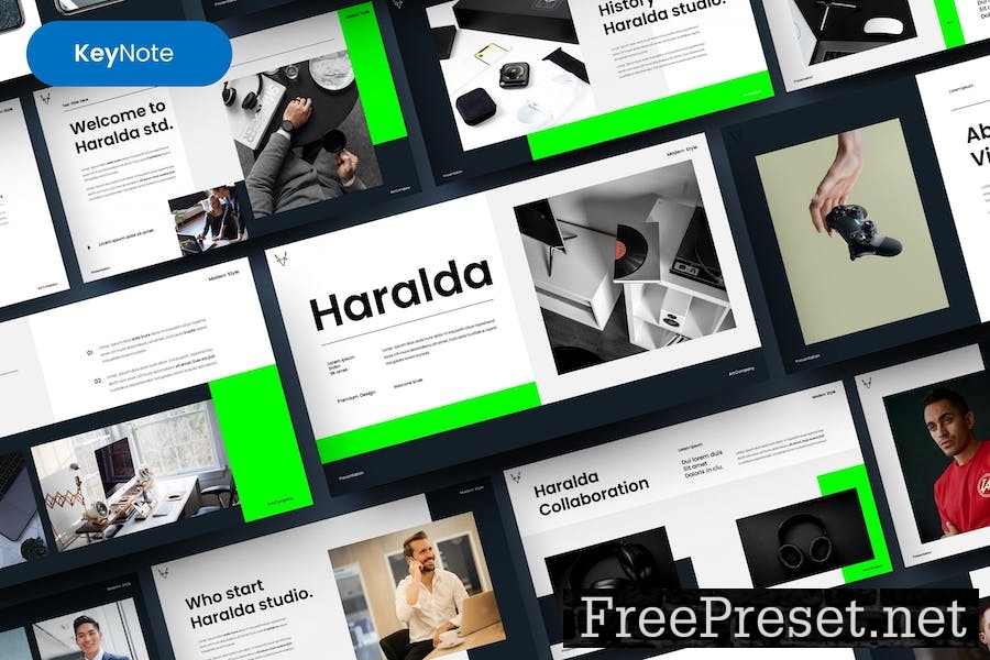 Haralda – Business Keynote Template