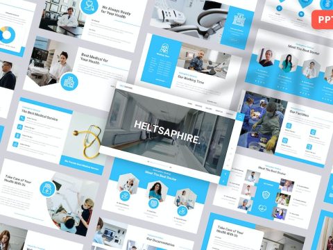 Heltsaphire - Medical PowerPoint Template T2TAKA4