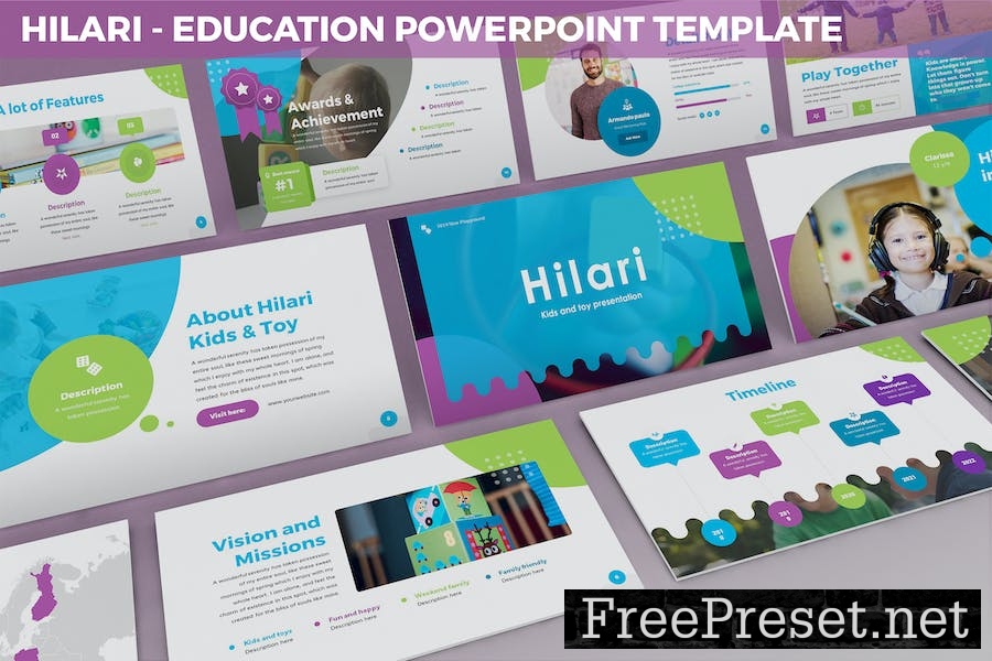 Hilari - Education Powerpoint Template GDRF2QH