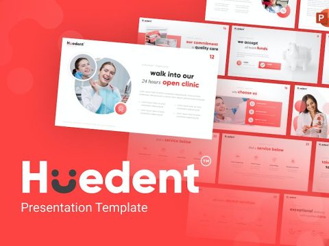 Huedent Medical PowerPoint Template V99TLDW