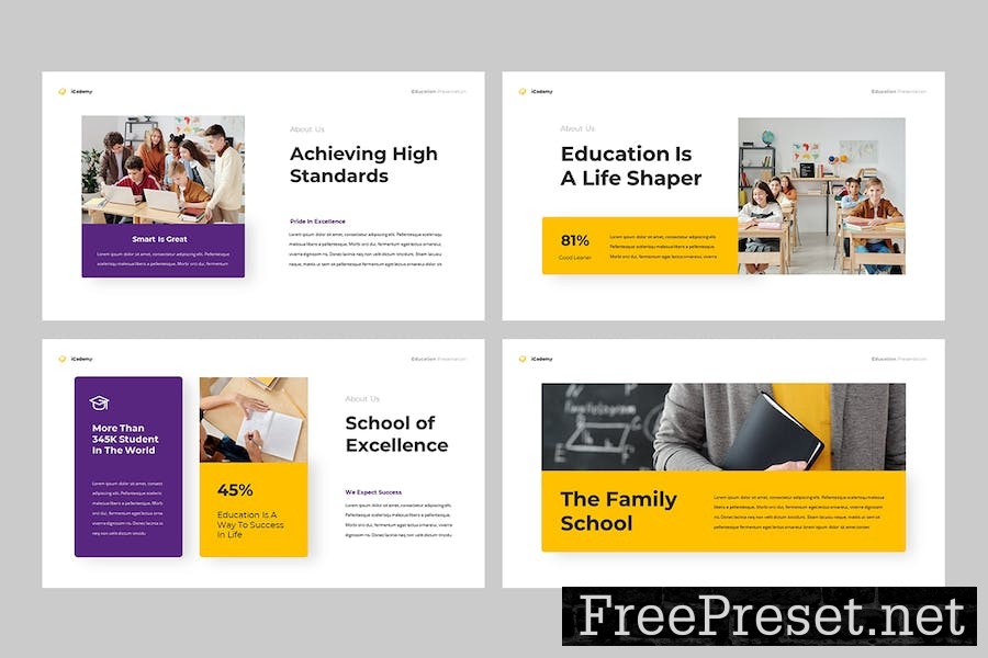 iCademy - Education Powerpoint Template CUJKCY6