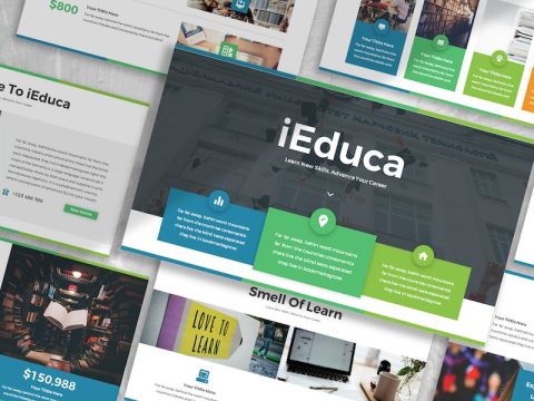 iEduca - Education Google Slide Template FJ8VY5C