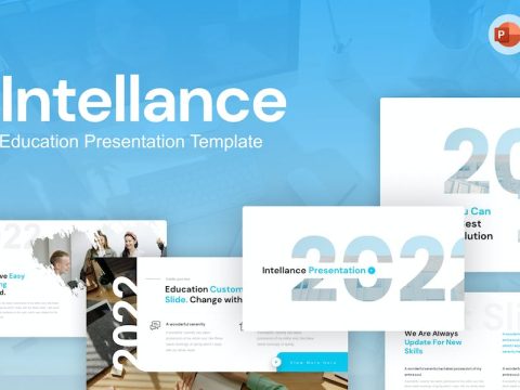 Intellance Education PowerPoint Template GBFTE94