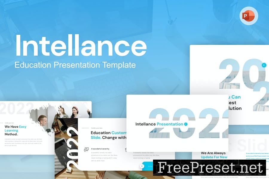 Intellance Education PowerPoint Template GBFTE94