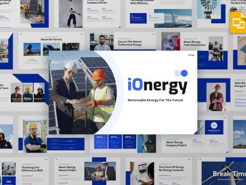 Ionergy - Smart Energy Google Slides Template YLMYGTF