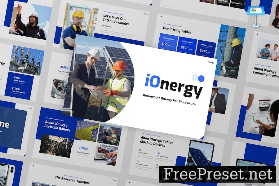 Ionergy - Smart Energy Keynote Template