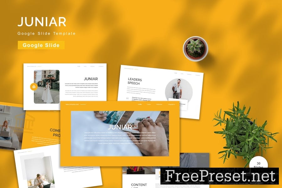 Juniar - Google Slide Template