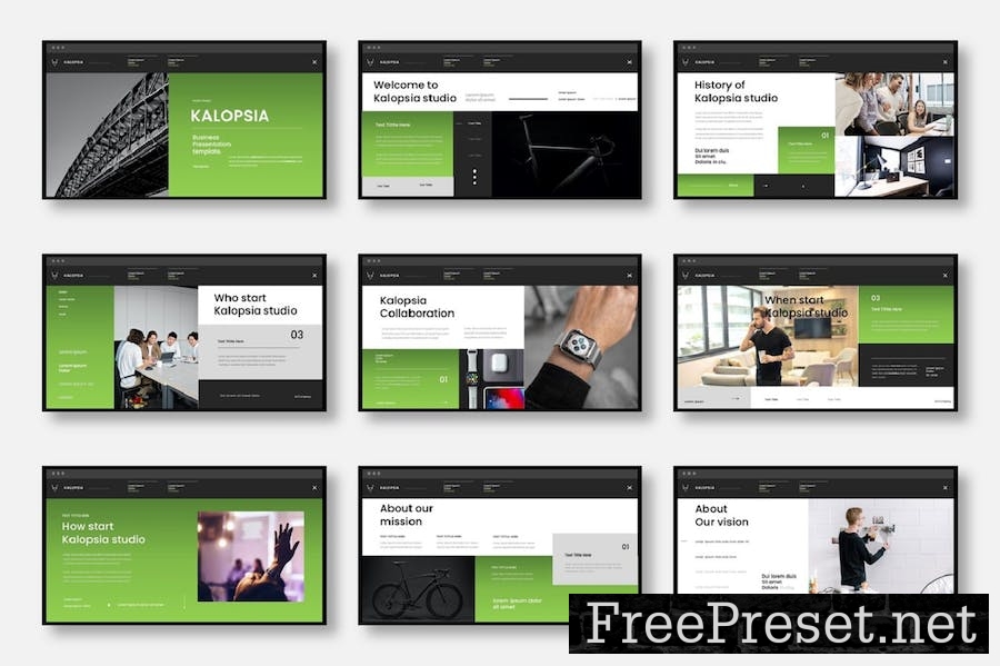 Kalopsia – Business Keynote Template JMMBU79