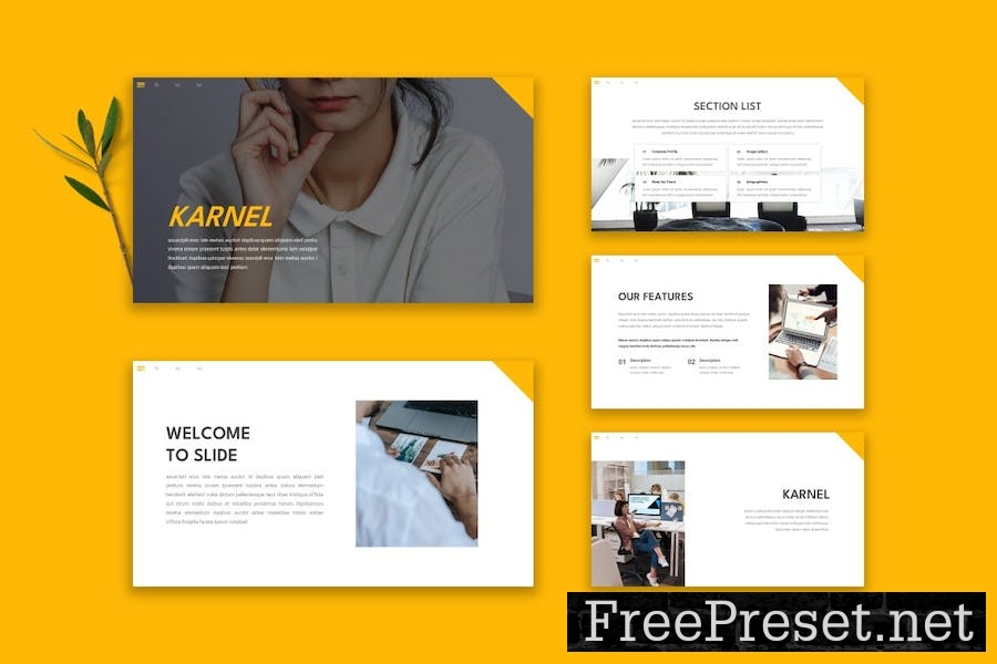 Karnel - Google Slide Template EQR5KL3