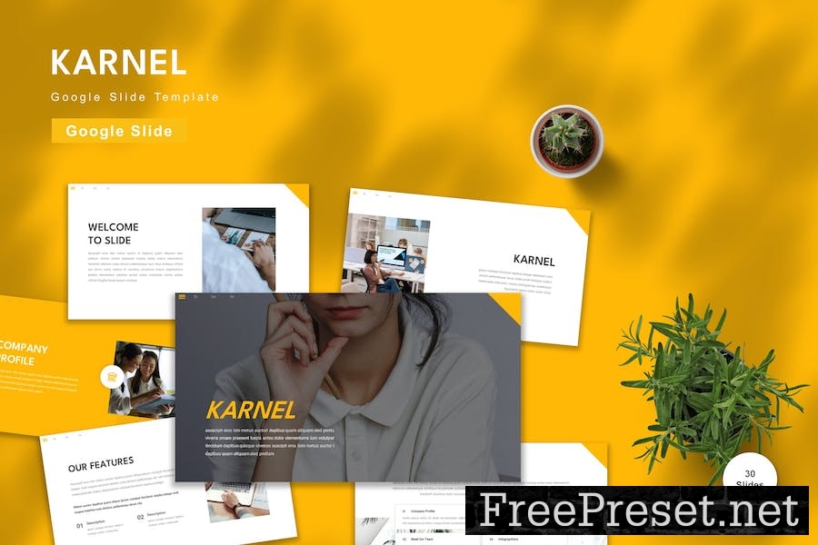 Karnel - Google Slide Template EQR5KL3