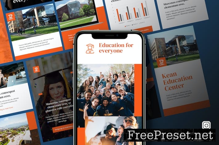 Kean - Education Instagram Kit Powerpoint LMP9RPK