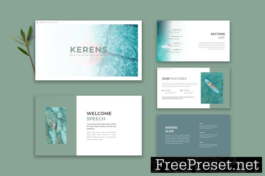 Kerens - Google Slide Template QW8XXPE