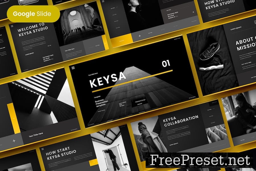 Keysa - Business Google Slide Template PW4JX8K