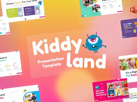 Kiddyland Education-Kids PowerPoint Template ZCQKP6H