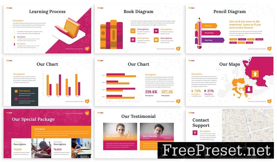 Kidzee - Education Powerpoint Template 4CTQA6R