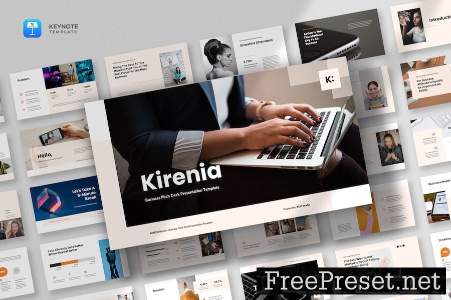 Kirenia - Pitch Deck Keynote Template 8VAN7LU