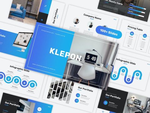 Klepon - Business PowerPoint Template QPF45S3