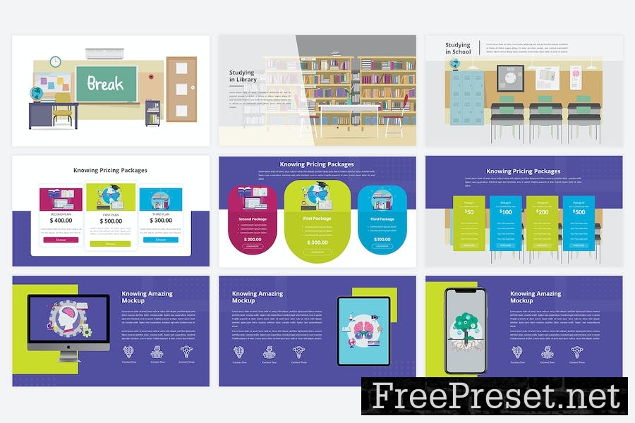 Knowing - Education Google Slides Template VSWXGWN