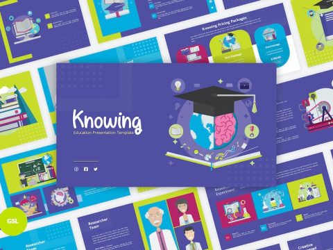 Knowing - Education Google Slides Template VSWXGWN