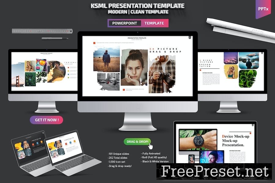 KSML Powerpoint Presentation Templates NFGHJ9X