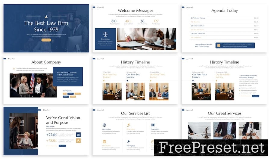 Lawact - Law Firm Google Slides Template EQKAZFE