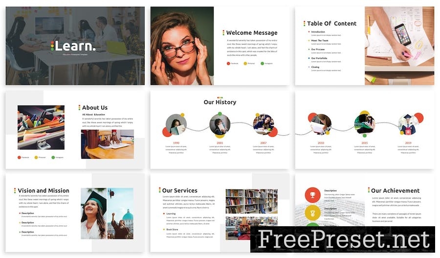 Learn - Education Powerpoint Template 6FPUH69