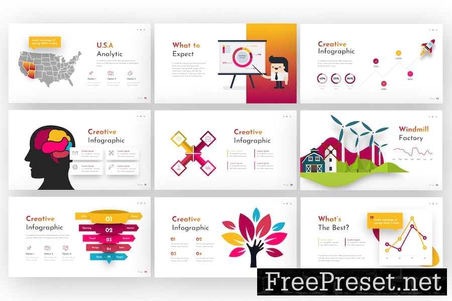 Learnergy Education PowerPoint Template 25VH847