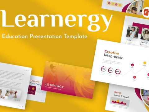 Learnergy Education PowerPoint Template 25VH847