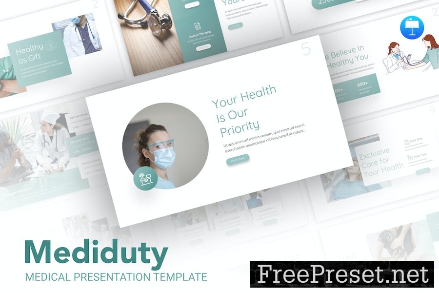 LK568FUMediduty Medical Keynote Template AX29D7C