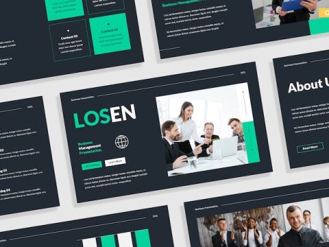 Losen-Business Marketing Presentation 023 QJDX844