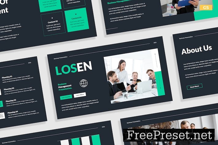 Losen-Business Marketing Presentation 023 QJDX844