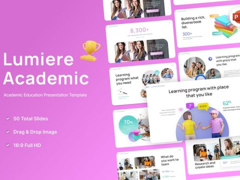 Lumiere Academic Education PowerPoint Template