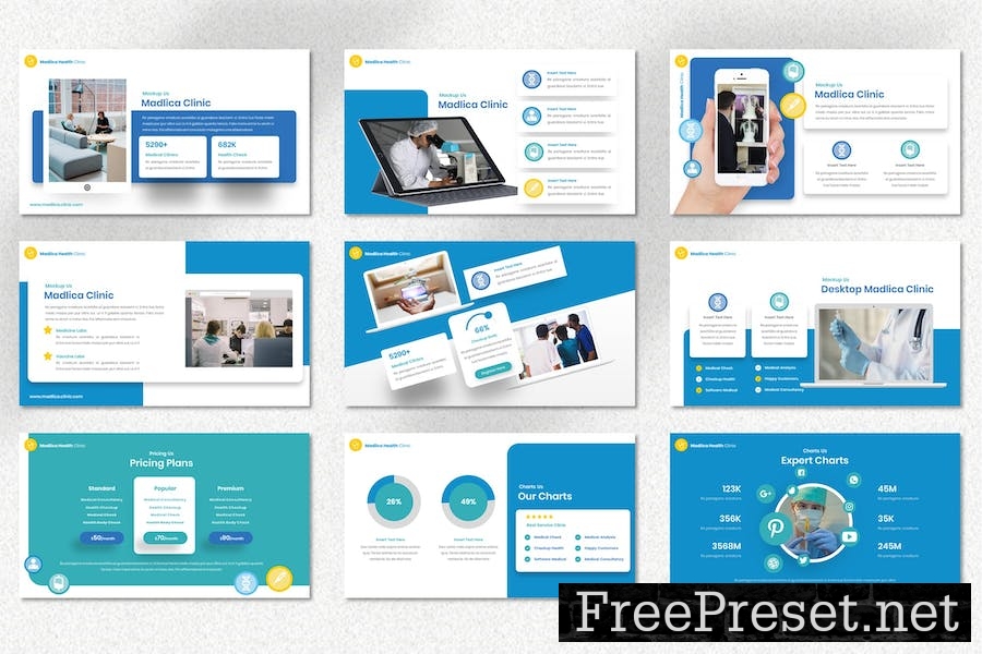 Madlica - Medical Powerpoint Template SKS2LKL