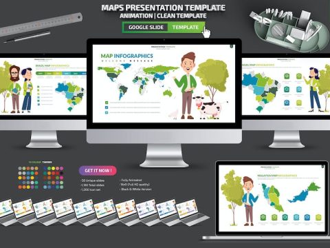 Maps Infographic Google Slides Templates PRP9PK3