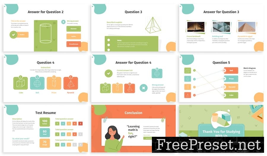 Math Module - Education Powerpoint Template J22APE9