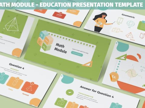 Math Module - Education Powerpoint Template J22APE9